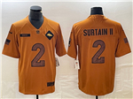 Denver Broncos #2 Pat Surtain II 2023 Brown Salute To Service Limited Jersey