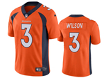 Denver Broncos #3 Russell Wilson Youth Orange Vapor Limited Jersey