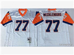 Denver Broncos #77 Karl Mecklenburg 1994 Throwback White Jersey