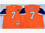 Denver Broncos #7 John Elway 1994 Throwback Orange Jersey