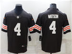 Cleveland Browns #4 Deshaun Watson Youth Brown Vapor Limited Jersey