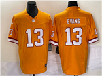 Tampa Bay Buccaneers #13 Mike Evans Orange Throwback Vapor F.U.S.E. Limited Jersey