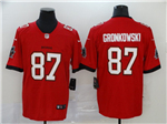Tampa Bay Buccaneers #87 Rob Gronkowski Red Vapor Limited Jersey