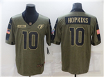 Arizona Cardinals #10 DeAndre Hopkins 2021 Olive Salute To Service Limited Jersey