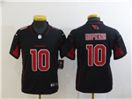 Arizona Cardinals #10 DeAndre Hopkins Youth Black Color Rush Limited Jersey
