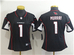Arizona Cardinals #1 Kyler Murray Women's Black Vapor Limited Jersey