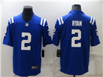 Indianapolis Colts #2 Matt Ryan Blue Vapor Limited Jersey