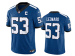 Indianapolis Colts #53 Darius Leonard Indiana Nights Blue Vapor F.U.S.E. Limited Jersey
