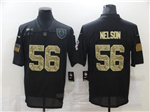 Indianapolis Colts #56 Quenton Nelson 2020 Black Camo Salute To Service Limited Jersey
