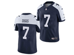 Dallas Cowboys #7 Trevon Diggs Youth Thanksgiving Blue Vapor Limited Jersey