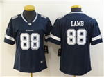 Dallas Cowboys #88 CeeDee Lamb Women's Blue Vapor Limited Jersey