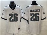 Philadelphia Eagles #26 Saquon Barkley White Vapor Limited Jersey