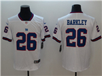 New York Giants #26 Saquon Barkley White Color Rush Limited Jersey