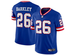 New York Giants #26 Saquon Barkley Youth Royal Classic Vapor Limited Jersey