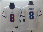 New York Giants #8 Daniel Jones White Color Rush Limited Jersey