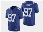 New York Giants #97 Dexter Lawrence II Blue Vapor Limited Jersey