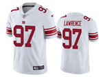 New York Giants #97 Dexter Lawrence II White Vapor Limited Jersey