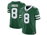 New York Jets #8 Aaron Rodgers Legacy Green Vapor F.U.S.E. Limited Jersey