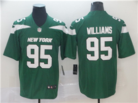 New York Jets #95 Quinnen Williams Green Vapor Limited Jersey