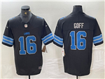 Detroit Lions #16 Jared Goff 2024 Black Vapor F.U.S.E. Limited Jersey