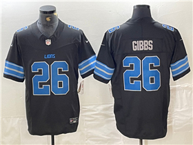 Detroit Lions #26 Jahmyr Gibbs 2024 Black Vapor F.U.S.E. Limited Jersey