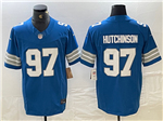 Detroit Lions #97 Aidan Hutchinson 2024 Blue Vapor F.U.S.E. Limited Jersey