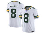 Green Bay Packers #8 Josh Jacobs White Vapor Limited Jersey