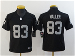 Las Vegas Raiders #83 Darren Waller Youth Black Vapor Limited Jersey