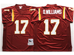 Washington Redskins #17 Doug Williams Throwback Burgundy Jersey
