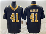 New Orleans Saints #41 Alvin Kamara Black Vapor F.U.S.E. Limited Jersey