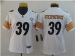 Pittsburgh Steelers #39 Minkah Fitzpatrick Women's White Vapor Limited Jersey