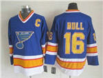 St. Louis Blues #16 Brett Hull CCM Vintage Blue Jersey