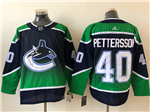 Vancouver Canucks #40 Elias Pettersson Green 2020/21 Reverse Retro Jersey
