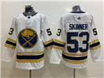 Buffalo Sabres #53 Jeff Skinner White 50th Season Jersey