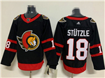 Ottawa Senators #18 Tim Stützle Black 2020/21 Home Jersey