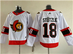 Ottawa Senators  #18 Tim Stützle White 2020/21 Away Jersey