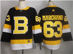 Boston Bruins #63 Brad Marchand Alternate Black Jersey