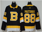 Boston Bruins #88 David Pastrnak Alternate Black Jersey