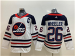 Winnipeg Jets #26 Blake Wheeler White Heritage Jersey
