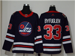 Winnipeg Jets #33 Dustin Byfuglien Navy Heritage Classic Jersey