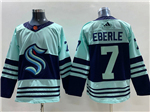 Seattle Kraken #7 Jordan Eberle Teal Reverse Retro 2.0 Jersey