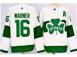 Toronto Maple Leafs #16 Mitchell Marner White St.Patricks Jersey