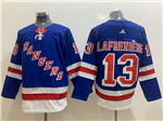 New York Rangers #13 Alexis Lafrenière Home Royal Blue Jersey