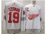 Detroit Red Wings #19 Steve Yzerman White 2020/21 Reverse Retro Jersey