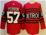 Detroit Red Wings #57 David Perron Red Reverse Retro 2.0 Jersey