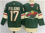 Minnesota Wild #17 Marcus Foligno Green Jersey