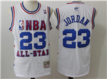 2003 NBA All-Star Game Eastern Conference #23 Michael Jordan White Hardwood Classics Jersey