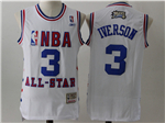2003 NBA All-Star Game Eastern Conference #3 Allen Iverson White Hardwood Classics Jersey