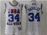 2003 NBA All-Star Game Eastern Conference #34 Charles Barkley White Hardwood Classics Jersey