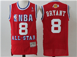 2003 NBA All-Star Game Western Conference #8 Kobe Bryant Red Hardwood Classics Jersey